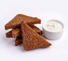 Гренки чесночные